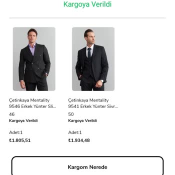 Çetinkaya Kargonuz Henüz Hareket Görmemiştir
