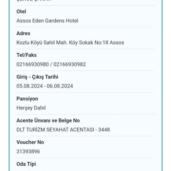 Tatil Sepeti Ve Assos Garden Beach Ücretini İade Edin