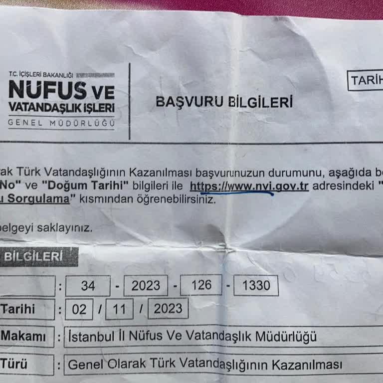 Nüfus Ve Vatandaşlık İşleri Vatandaşlık Başvurumda Süreç Belirsizliği