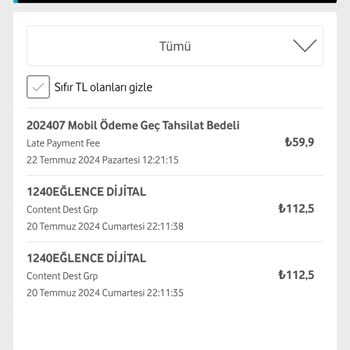 Vodafone Habersiz Abonelik Ve Faturalandırma Sorunu
