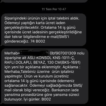 Vivense Pişmanlığı Para İadesi Yapılmıyor