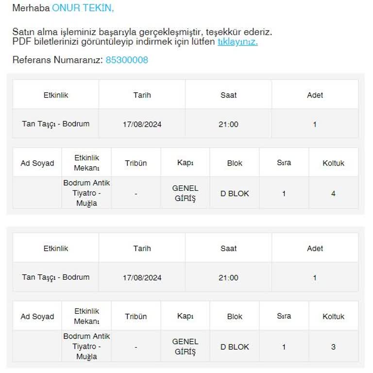 Passo Bilet İptali Yapmıyor