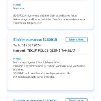 Anadolu Sigorta Zorunlu Araç Sigortası Poliçemi İptal Etmiyor