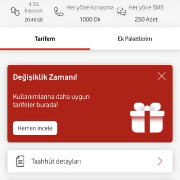 Vodafone Yanlış Tarife Tanımlaması Ve Müşteri Hizmetleri Sorunu!