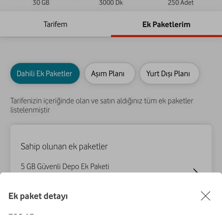 Vodafone Ek Paket Sorunu Ve İletişim Eksikliği