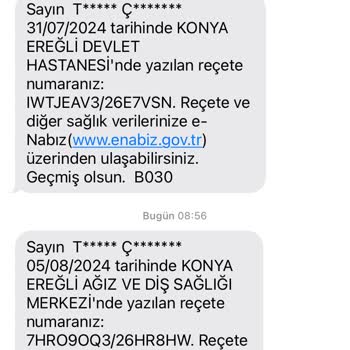 Telefonumun E-nabız Üzerinden İzinsiz Kullanılması