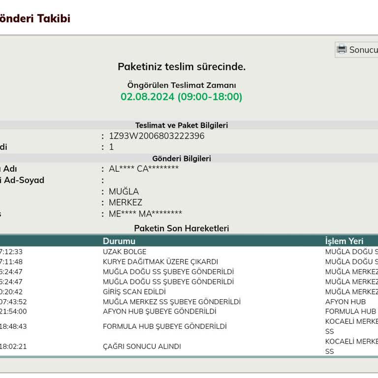 Markamama.com.tr Siparişimin Teslim Edilmesini İstiyorum