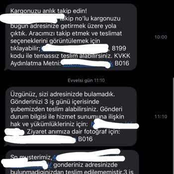 Aras Kargo Tarafından Sürekli Mağdur Ediliyorum