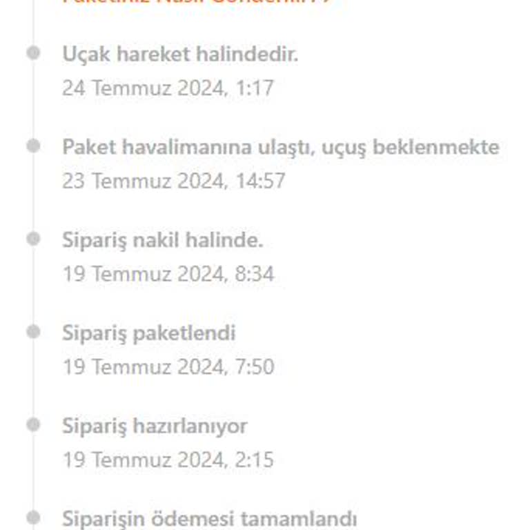 Temu Alışverişim Nerede Günlerdir Bilmiyorum