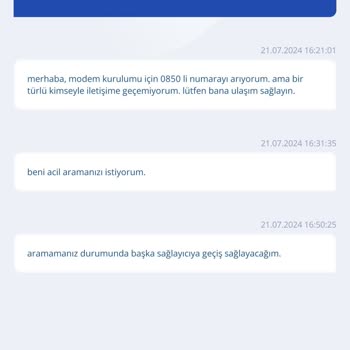 TurkNet Ulaşılamayan Müşteri Hizmetleri Ve Teknik Destek.