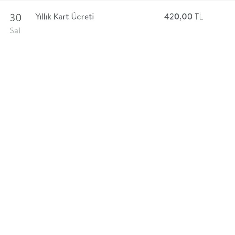 TEB Kredi Kartı Aidatı