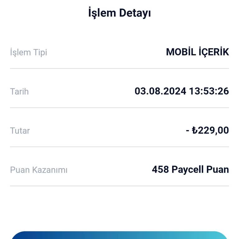 Vizyon Elektronik Para Mobil Ödeme İzni Olmadan Çekilen Ücret!