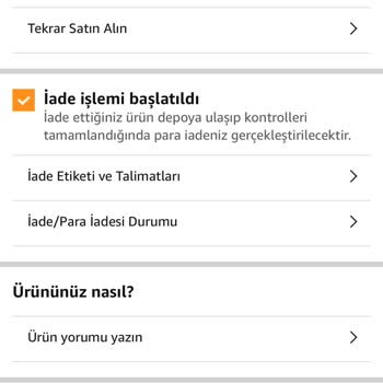 Amazon İade Kodu Vermiyor