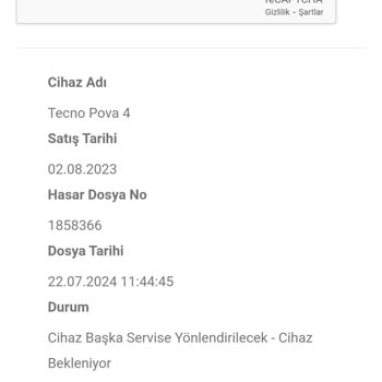 Türk Telekom Kasko Firmasının Cihazımı Tamir Etmemesi Ve Bilgi Verilmemesi