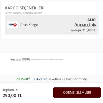 Seboştan Geleneksel Köy Ürünleri Sipariş Sorunu