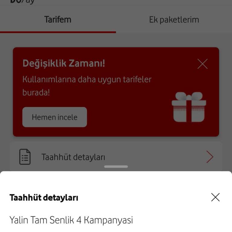 Vodafone Cayma Bedeli Sorunu