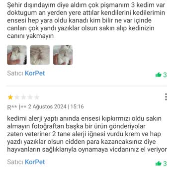 Kor Pet Mağduriyeti Trendyol Üzerinden Alınan Kedi Köpek Ürünlerinde