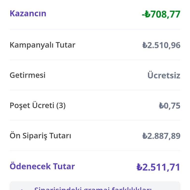 Getir Ön Siparişi Tahsilatı Saçmalığı