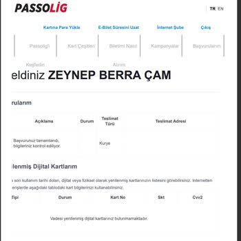 Passolig Başvurunuz Tamamlandı Bilgileriniz Kontrol Ediliyor...