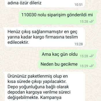 Momordica.com.tr'den Aldığım Ürünlerin Kargoya Verilmemesi.