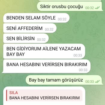 Telegram Tehdit Ediyorlar Beni