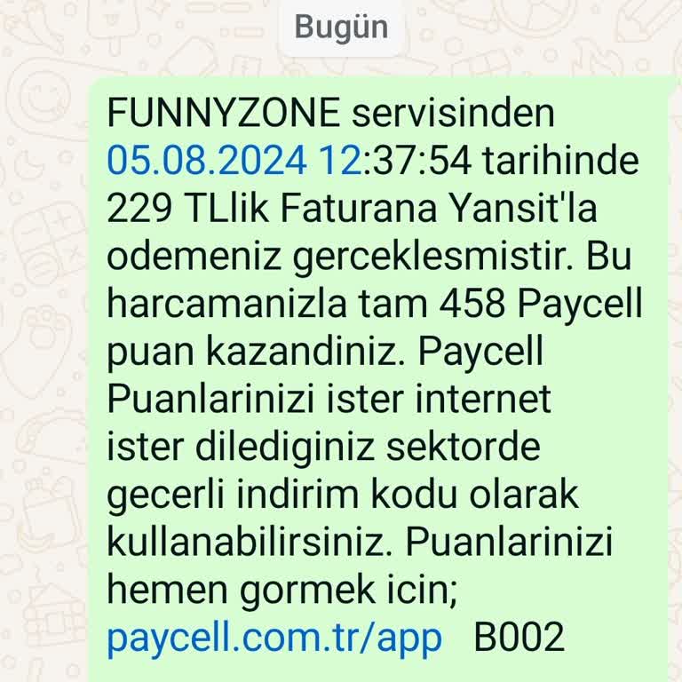 Onaysız Funny Zone Aboneliğinin Turkcell Faturasına Yansıtılması