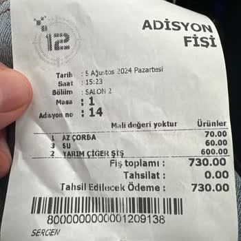 Ciğerci Bahattin Yanlış Hesap Ve Yanıltıcı Hizmet Deneyimi