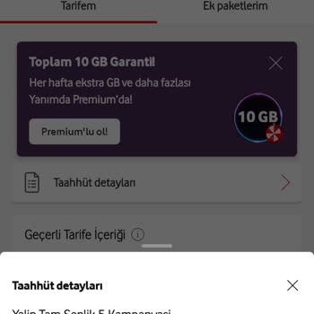 Vodafone'dan Haksız Cayma Bedeli Talebi