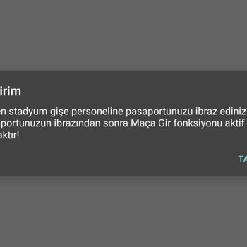 Passolig Stadyum Gişe Personeli Pasaport Sorunu