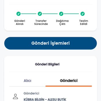 Yurtiçi Kargo'nun Hatası Olup Kabul Etmemesi