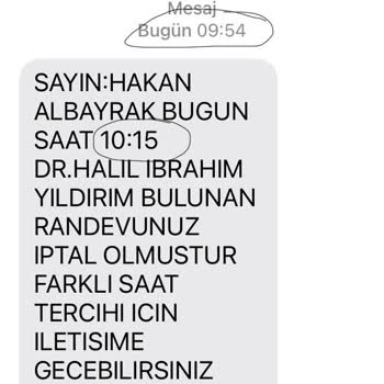 Özel Ümit Hastanesi Randevu İptalleri Ve İletişim Sorunlarıyla Mağduriyet Yaşadım