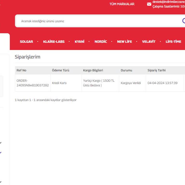 İndirimli Eczane Ürün Teslim Edilmedi Ve İletişim Kurulmadı