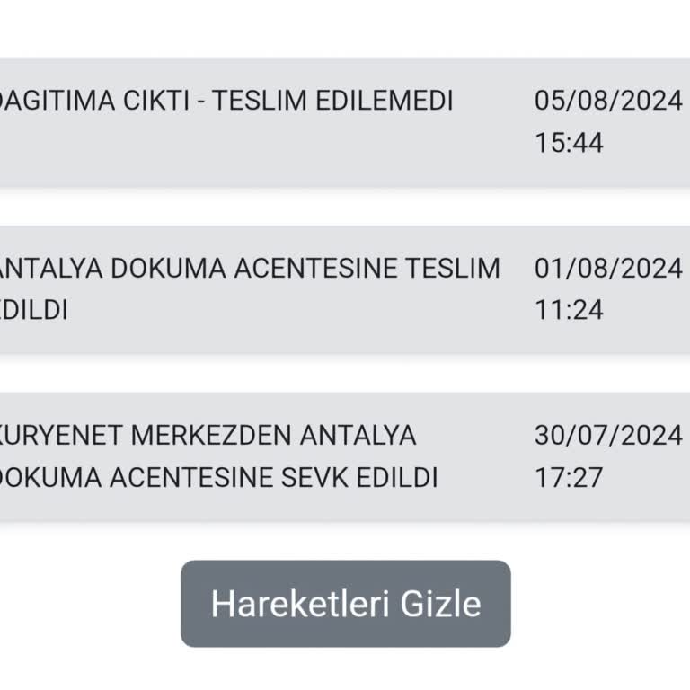 Kuryenet Evde Olmama Rağmen Teslim Edilemedi Mesajı Attı!