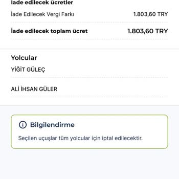 Ajet Belgrad- Ankara Uçuş İptali Hakkında