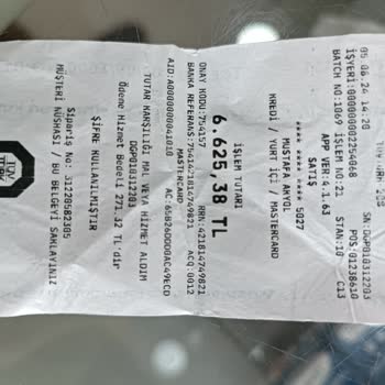 Tüvtürk Kredi Kartı Ödemelerinde Ek Komisyon Alıyor.