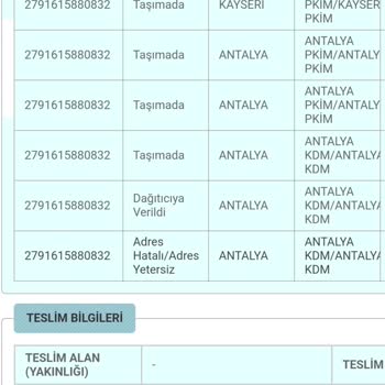 PTT Kargo Şikayeti Kargocu İşini Doğru Yapmıyor