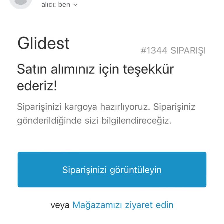 Glidest Sipariş Verdiğim Ürünü Göndermiyor.