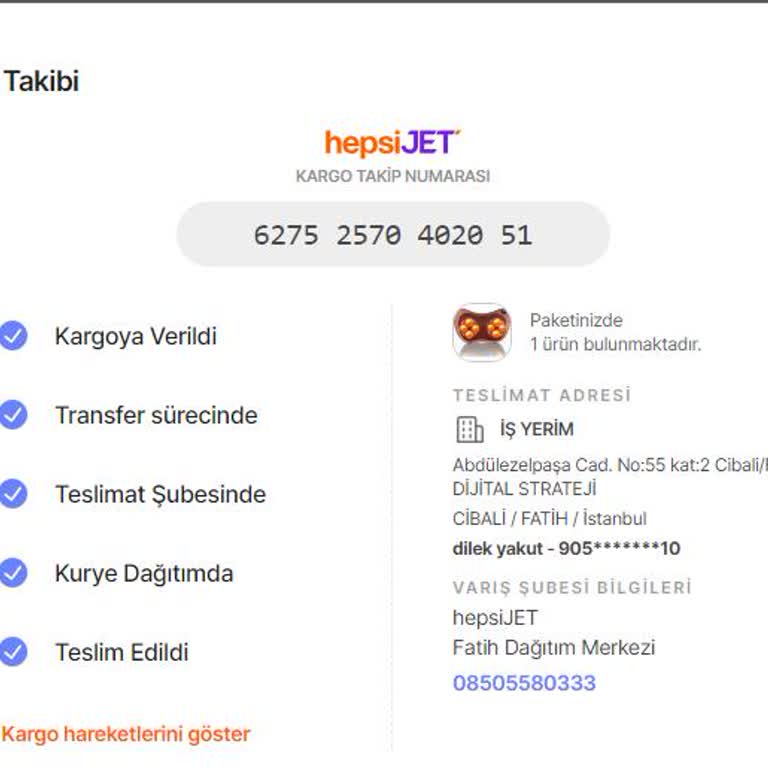Hepsijet Teslim Edilmediği Halde Teslim Edildi Gözüken Kargo Problemi