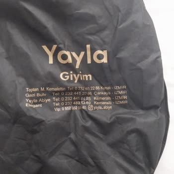 Yayla Giyim (Konak) Şikayetçiyim
