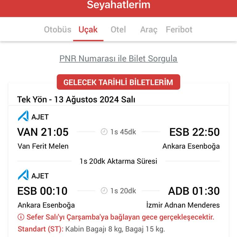 Obilet Firma Ajet Uçak Saati Haksızlık