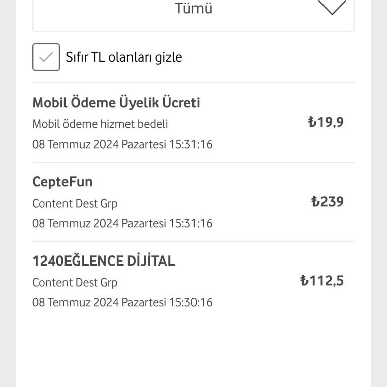 Vodafone Onaysız Mobil Ödeme Ve Yüksek Fatura Şoku