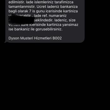 Dyson Siparişi Kendi Kendine İptal Ediyor!