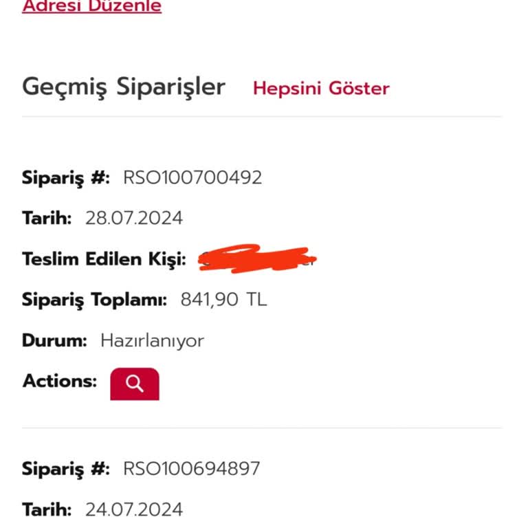 Rossmann Kargoya Verilmeme Mağduriyeti