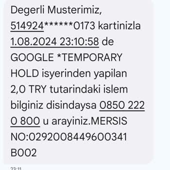 Denizbank Paramı Geri İstiyorum