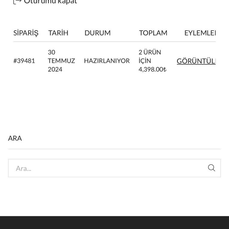 Robo Siparişim Hala Kargoya Verilmedi