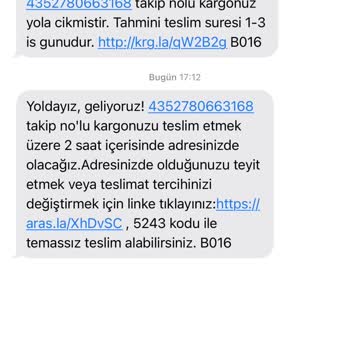 Aras Kargo Kargo Teslimatında Yaşanan Sorunlar Ve Yanıltıcı Bildirimler