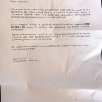 Lufian Jogger Pantolon Kalite Sorunu