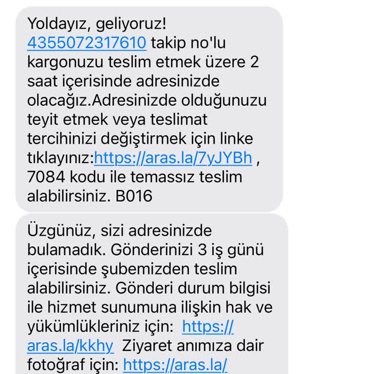 Aras Kargo Yalan Yanlış İşler