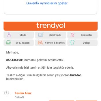Trendyol Sorumluluğunu Yerine Getirmiyor