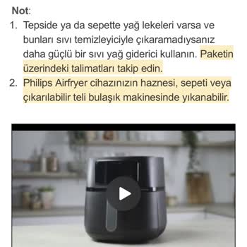 1 Yıllık Philips Airfryerin Sepeti Paslandı Ve Yapışmazlığı Gitti